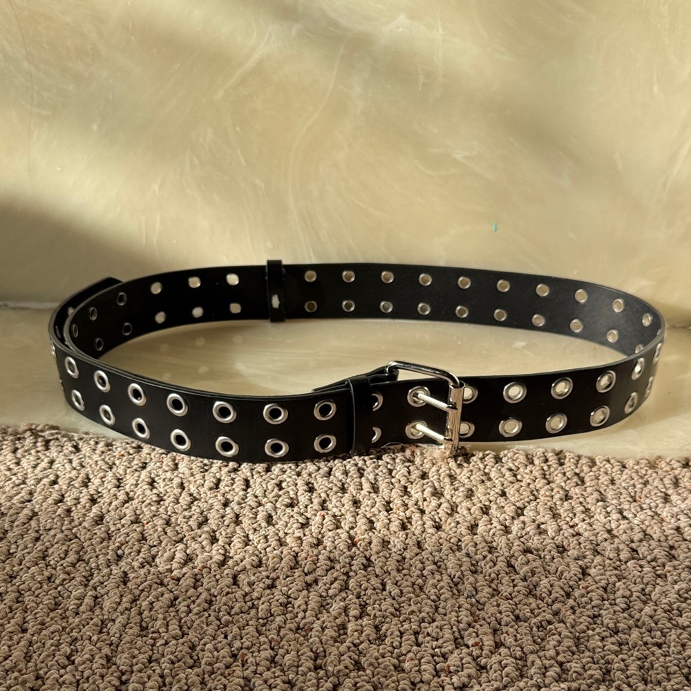 Black Studded Belt